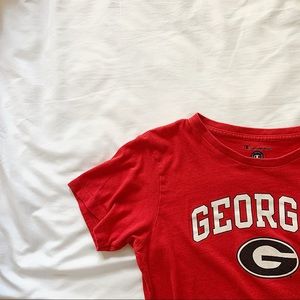 Red UGA Georgia T Shirt